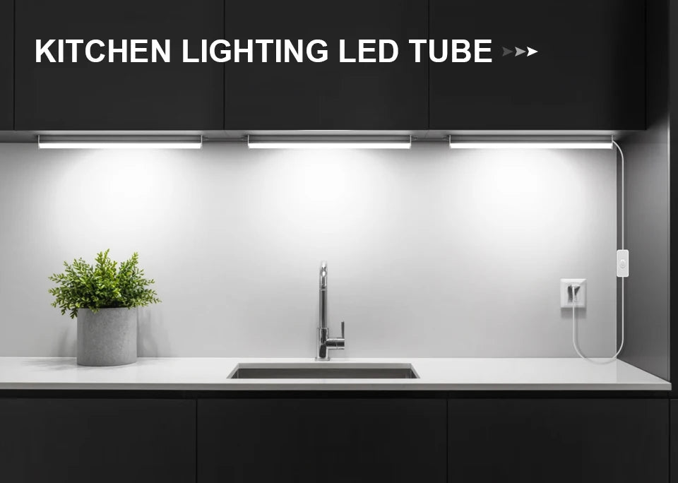 220V T5 15W/T8 25W LED Tube Aluminum Bar Hight Brightness Energy-Saving Fluorescent Tubes For Hotel Mall Cafe Office Lighting