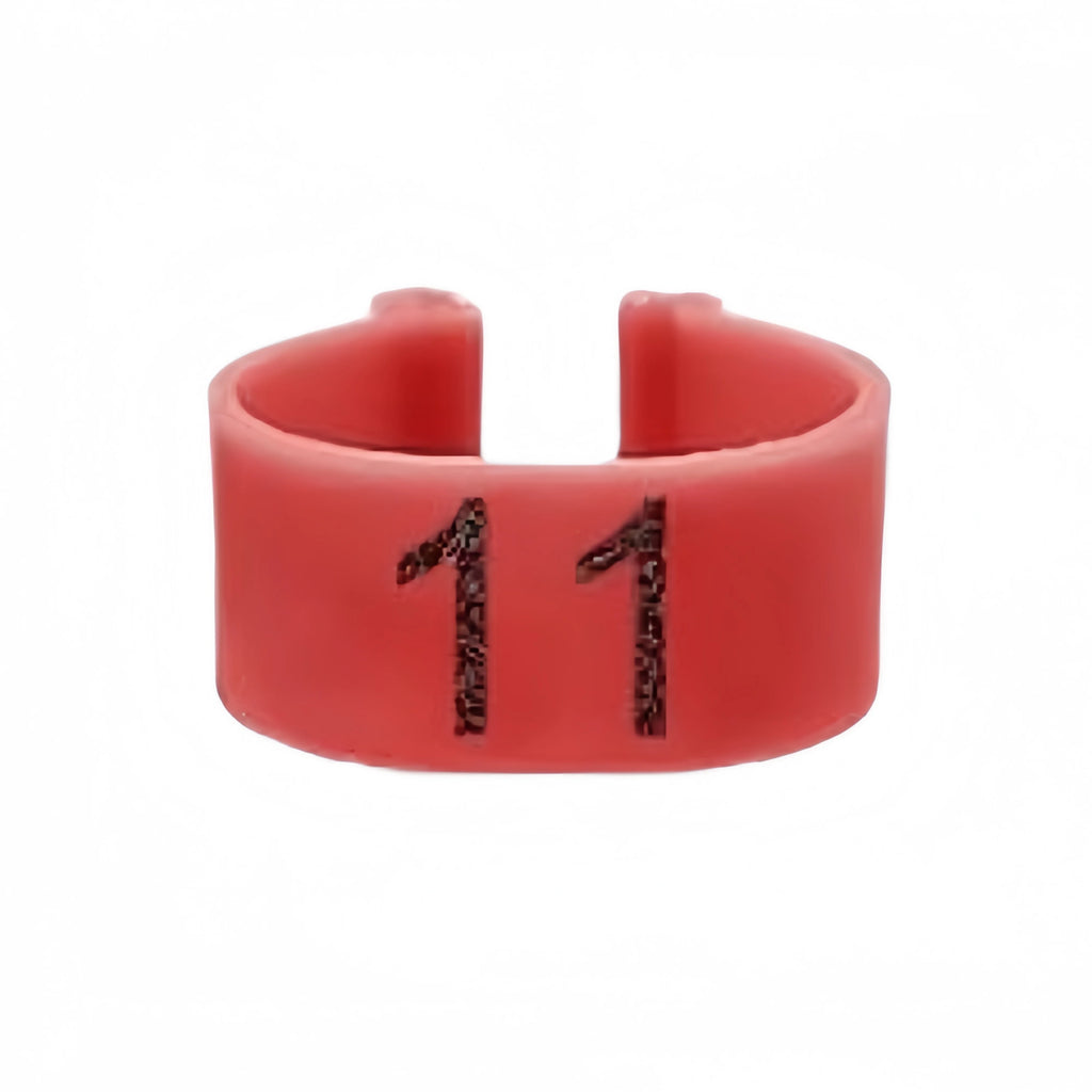 Anillos Numerados para Pies de Pollos y Aves de Corral