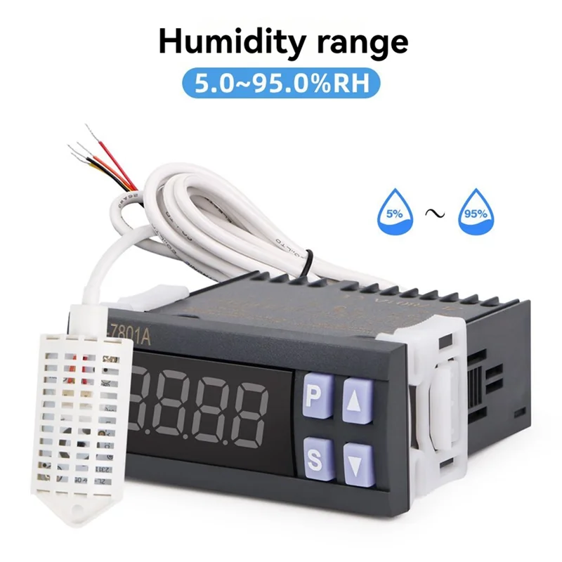 Controlador Automático de Humedad y Temperatura para Incubadora A69e