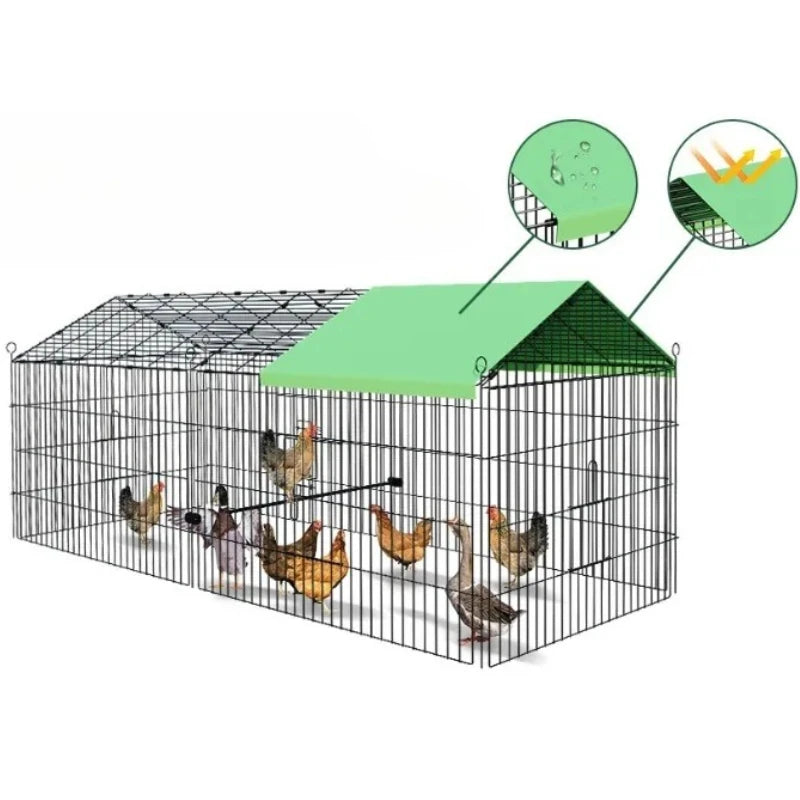 Gallinero Plegable Grande para Aves de Corral