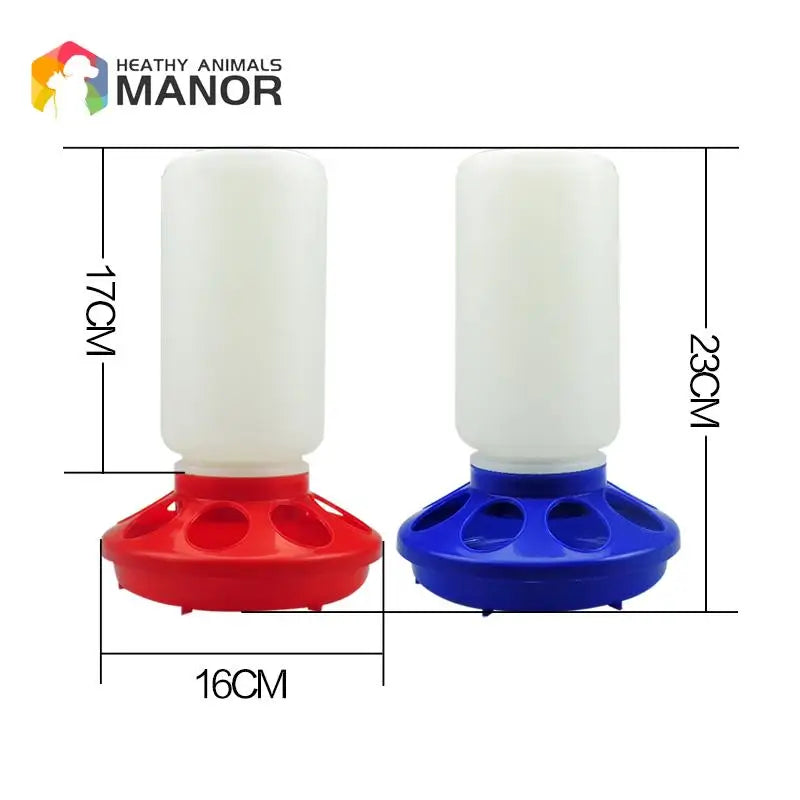 Comedero y Bebedero Automático 1L para Pollitos