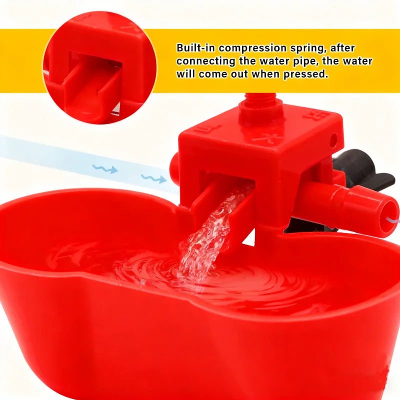 Bebedero Automático Doble para Gallinas 10/20 Pzs