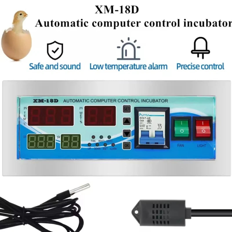 Controlador de Incubadora Automática XM-18