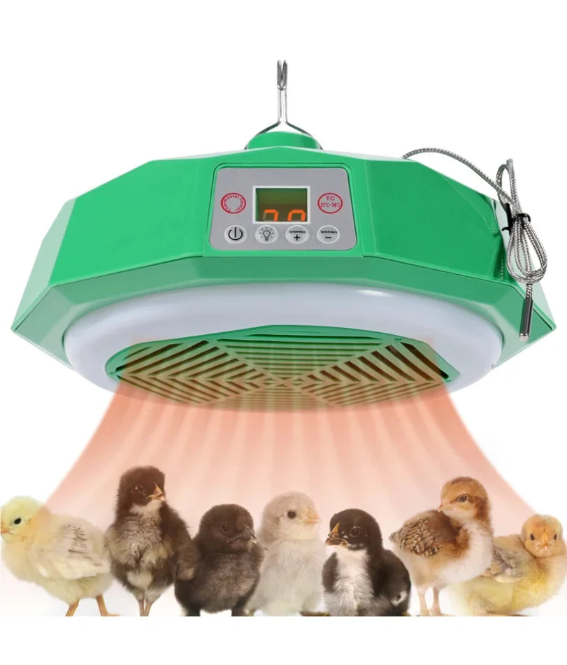 Pet Poultry Intelligent Heating Lamp Thermostatic Temperature Controller Heater Animal Warm Light Poultry Brooding Incubator