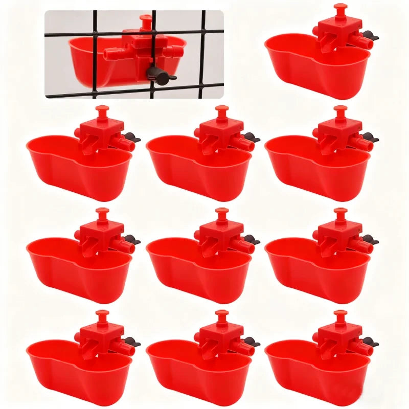 Bebedero Automático Doble para Gallinas 10/20 Pzs