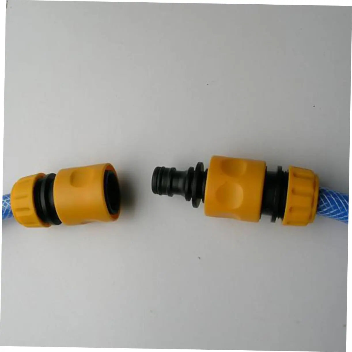 2 Way Garden Hose Connector Joiner Coupler Watering Water Pipe Tap Male Black Watering Equipment Garden watering Hose Connector