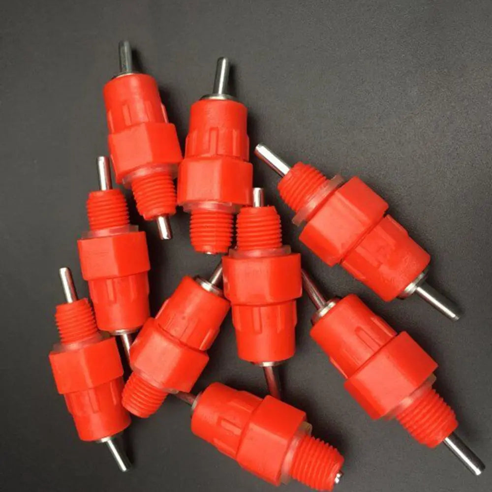 Portable Stainless Steel Automatic Drinking Poultry Supplies Bird  Feeder Nipple Drinker Chicken Waterer Chicken Drinker Water