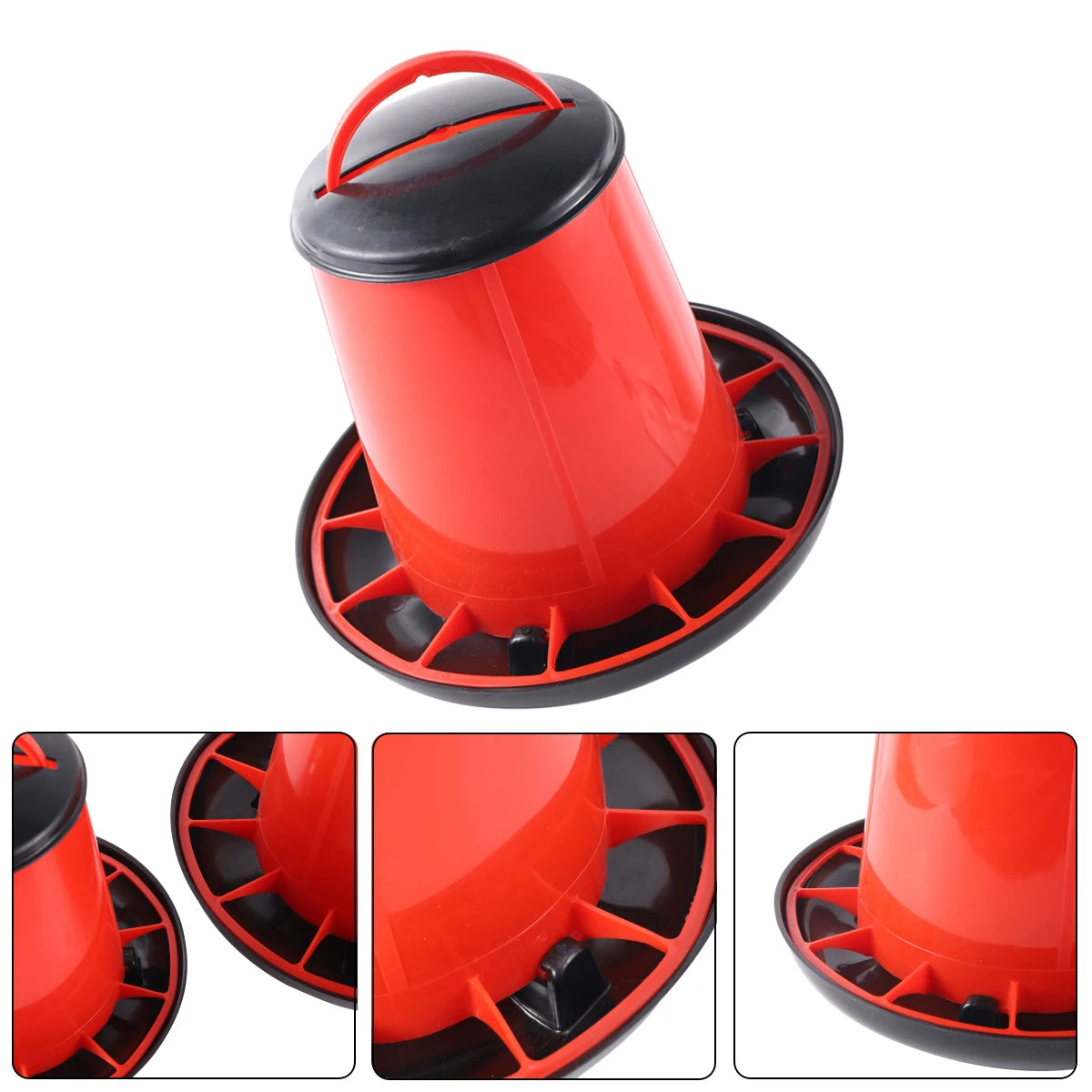 Cubo Comedero Automático para Pollos