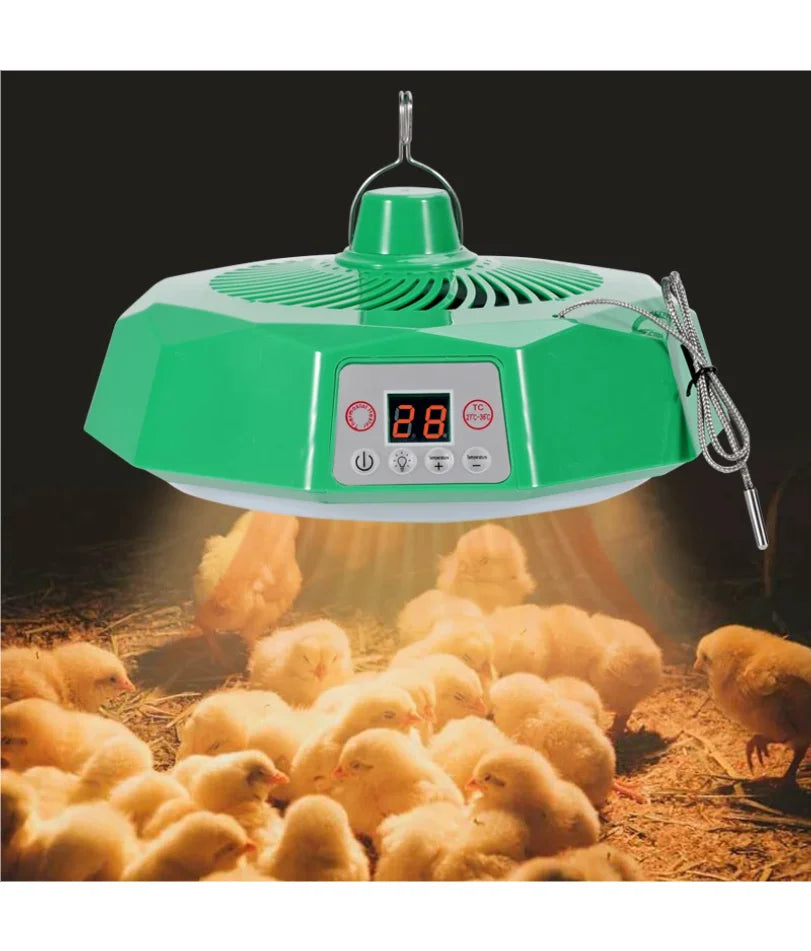 Pet Poultry Intelligent Heating Lamp Thermostatic Temperature Controller Heater Animal Warm Light Poultry Brooding Incubator