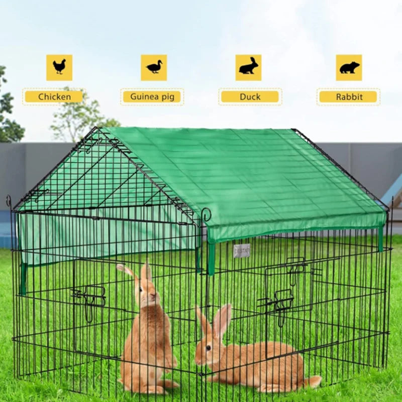 Gallinero Plegable Grande para Aves de Corral