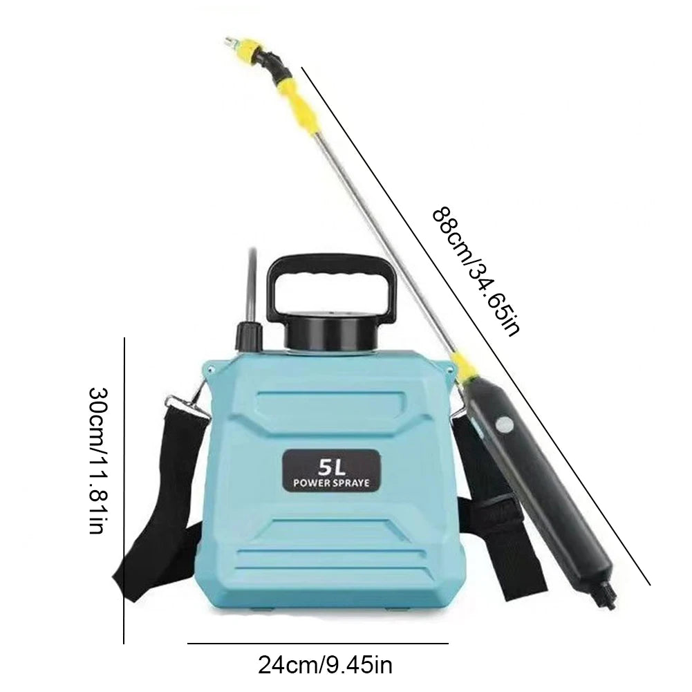 Pulverizador Eléctrico Mochila 5L para Desinfección de Gallinas