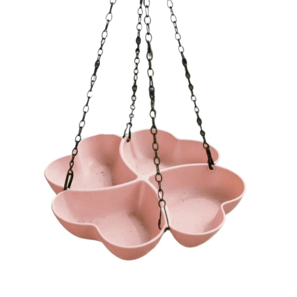 Comedero Colgante en Forma de Flor para Pájaros