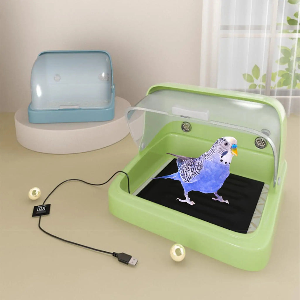 NEW Baby Chick Brooder Bird Incubator Brooding Box Chick Warmer Visual Nesting Box 3 Temperature Heating Pad Poultry Habitat