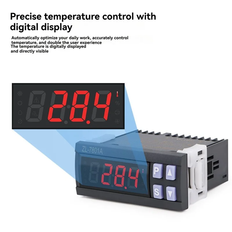 Controlador Automático de Humedad y Temperatura para Incubadora A69e