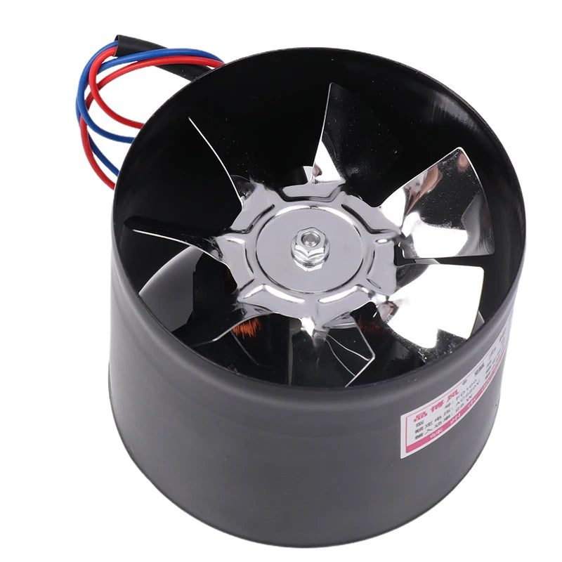 4 Inch Fan Air Ventilator For Home Kitchen Metal Pipe Ventilation Exhaust Fan Mini Extractor Bathroom Toilet Wall Fan Duct Fan