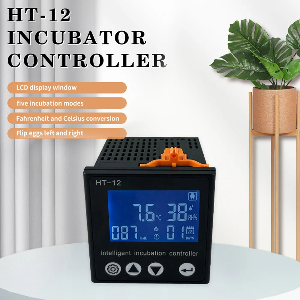 Controlador Inteligente HT-12 Temperatura y Humedad para Incubadora