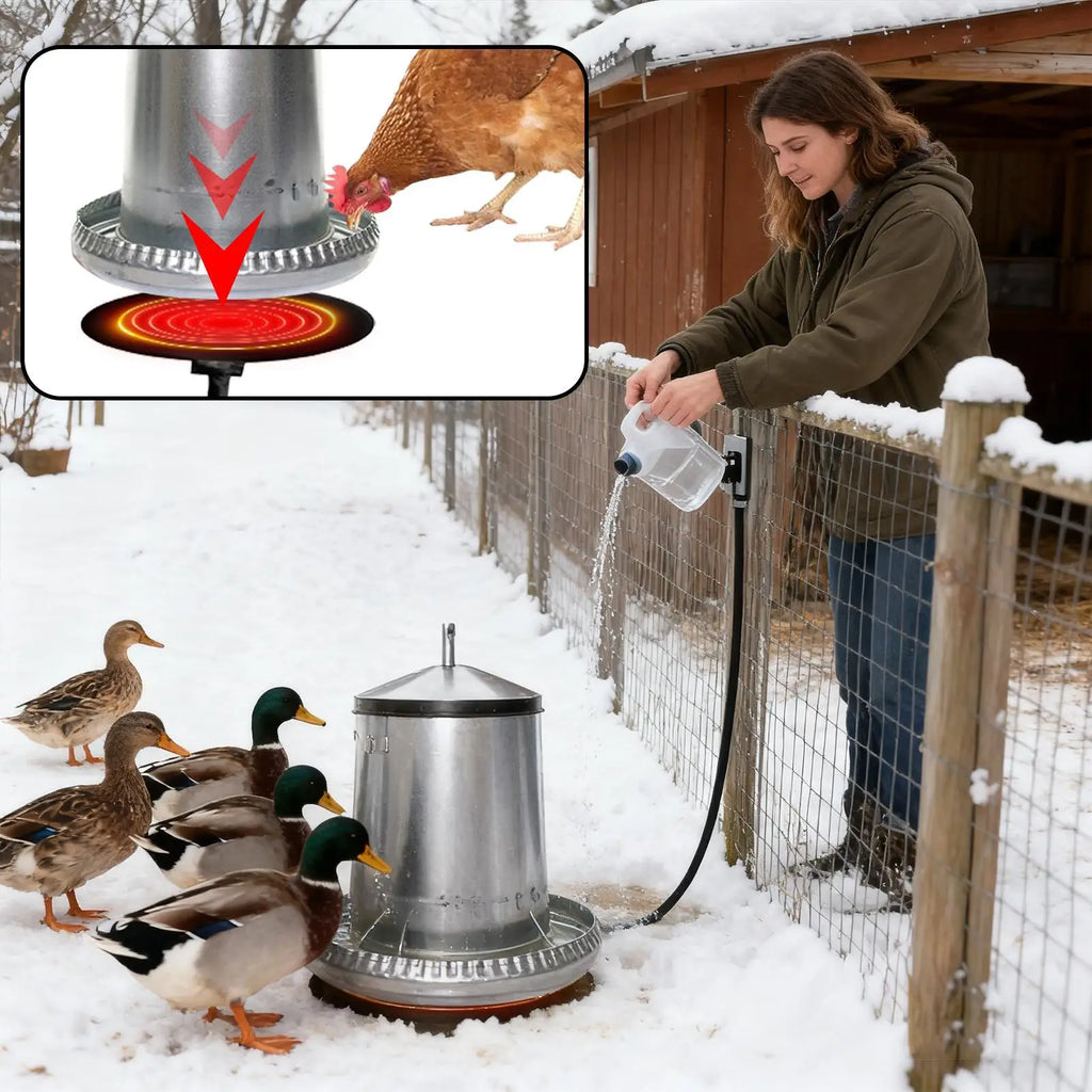 Calentador 220V para Bebedero de Gallinas