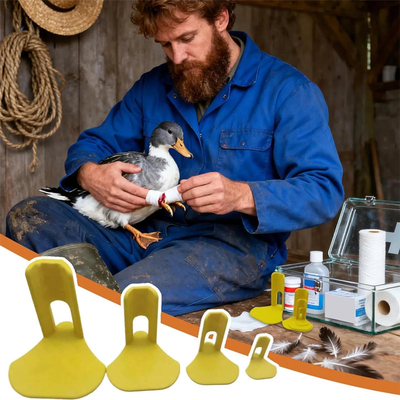 Férulas para Pollo y Aves de Corral – Pack 4