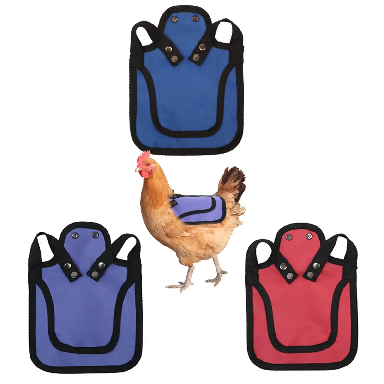 Protector de Plumas para Gallinas – Chaleco de Tela Oxford
