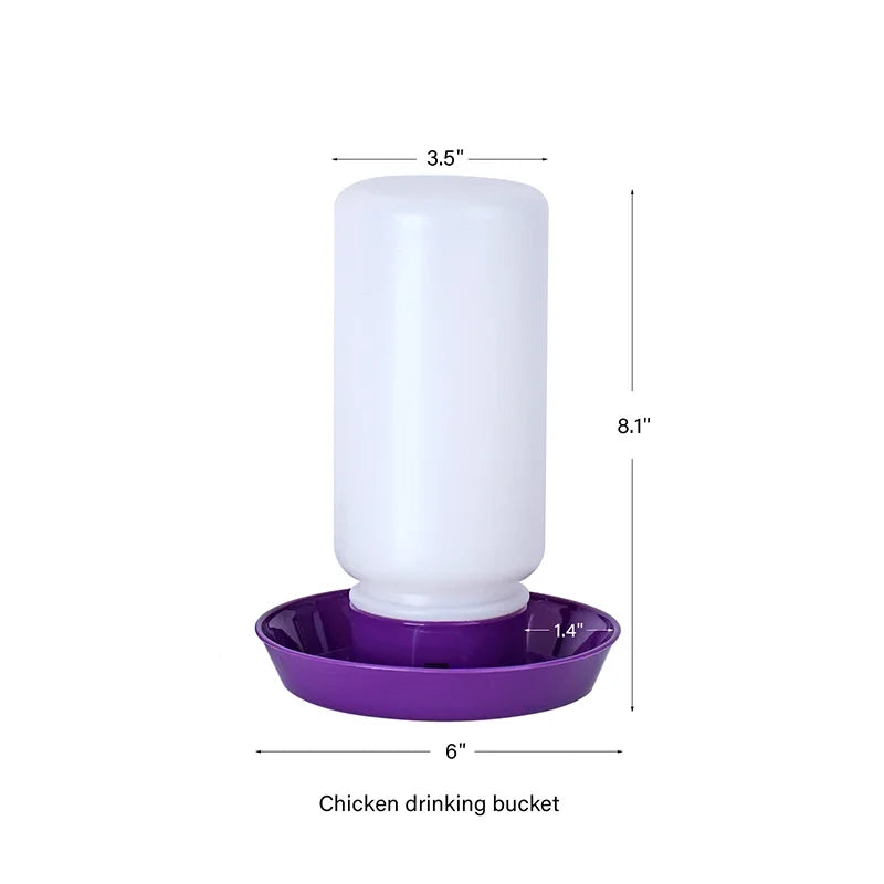 Dispensador Automático de Agua 1L para Gallinas