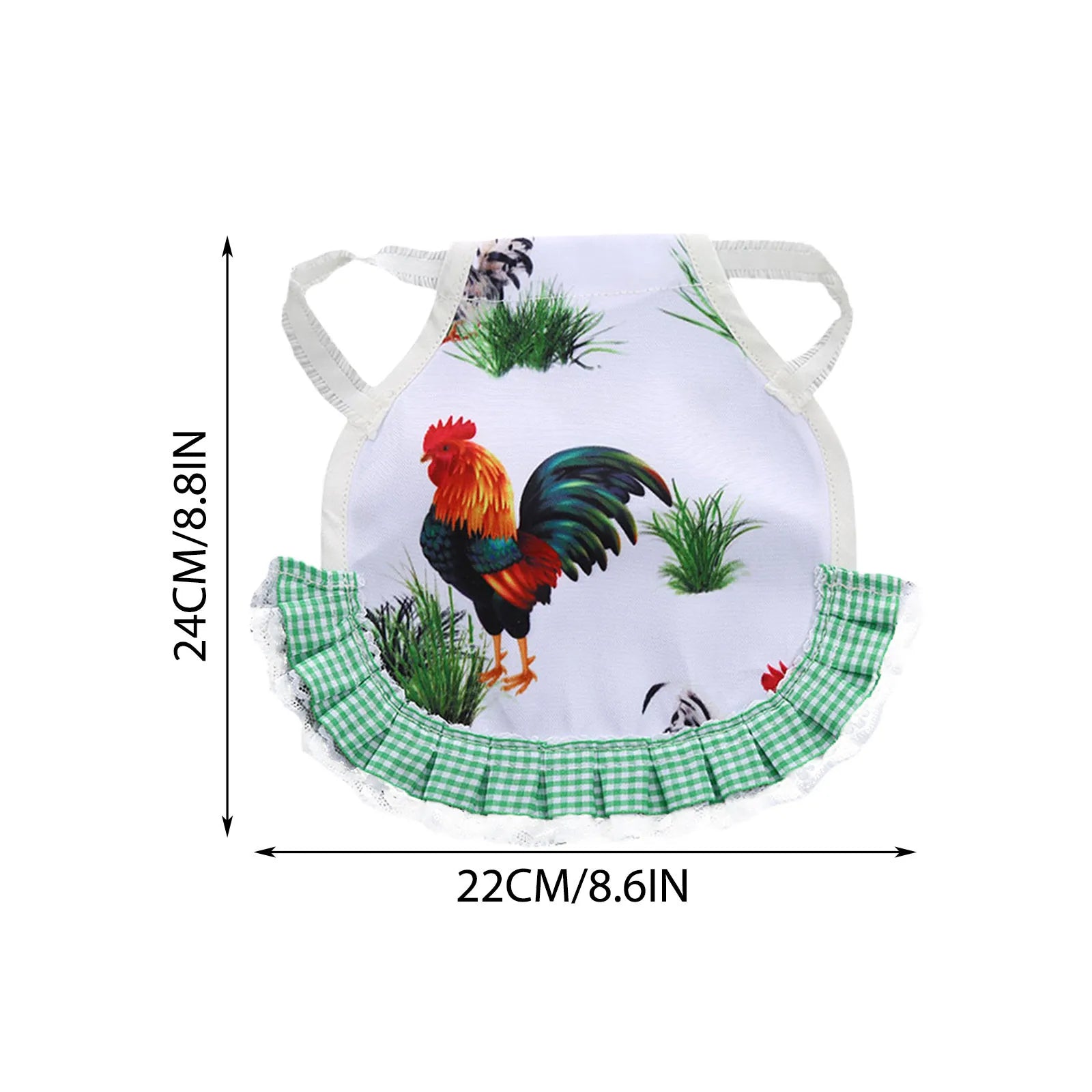 Delantal Elástico para Gallinas – Protector de Plumas