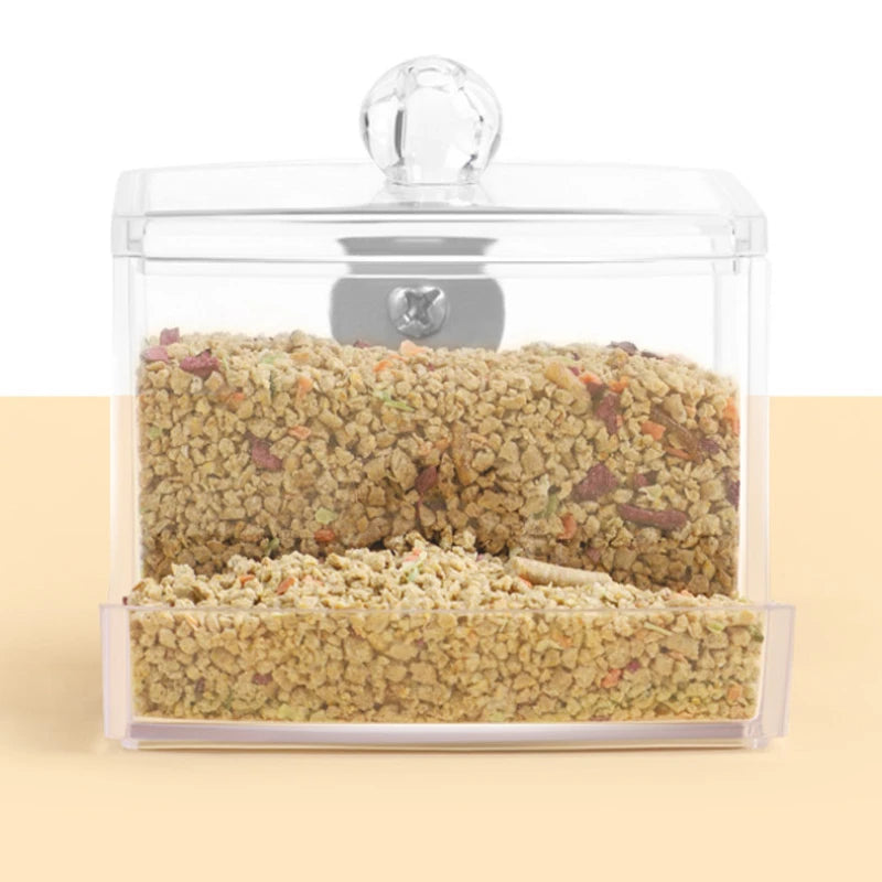 Foraging Feeder for Birds Parrot Automatic Quail Feeder Cage Bird Feeding System Cage Accessories for Parakeet Quail Pet Chicken