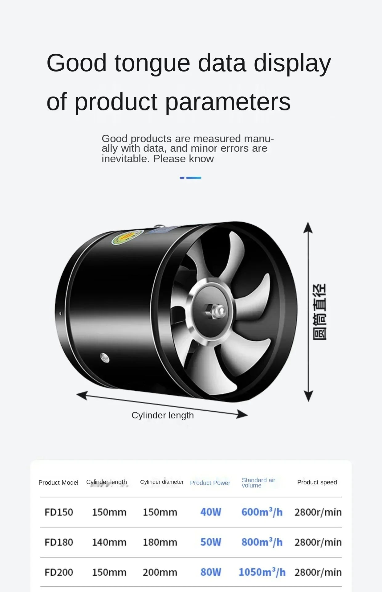 4''6''8'' Pipe kitchen toilet exhaust fan louver exhaust fan air ventilation ceiling booster Blower metal exhaust fan