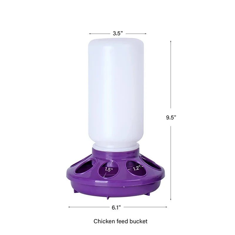 Dispensador Automático de Agua 1L para Gallinas