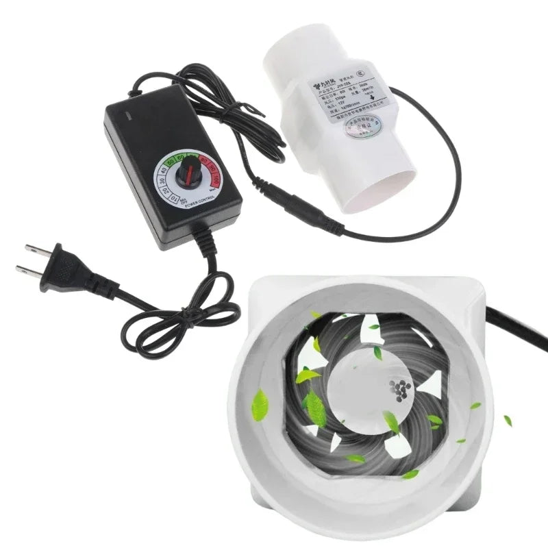 12V 2inch 50mm silence Ventilating Strong Exhaust Extractor Fan for Window Wall Bathroom Toilet Kitchen Mounted