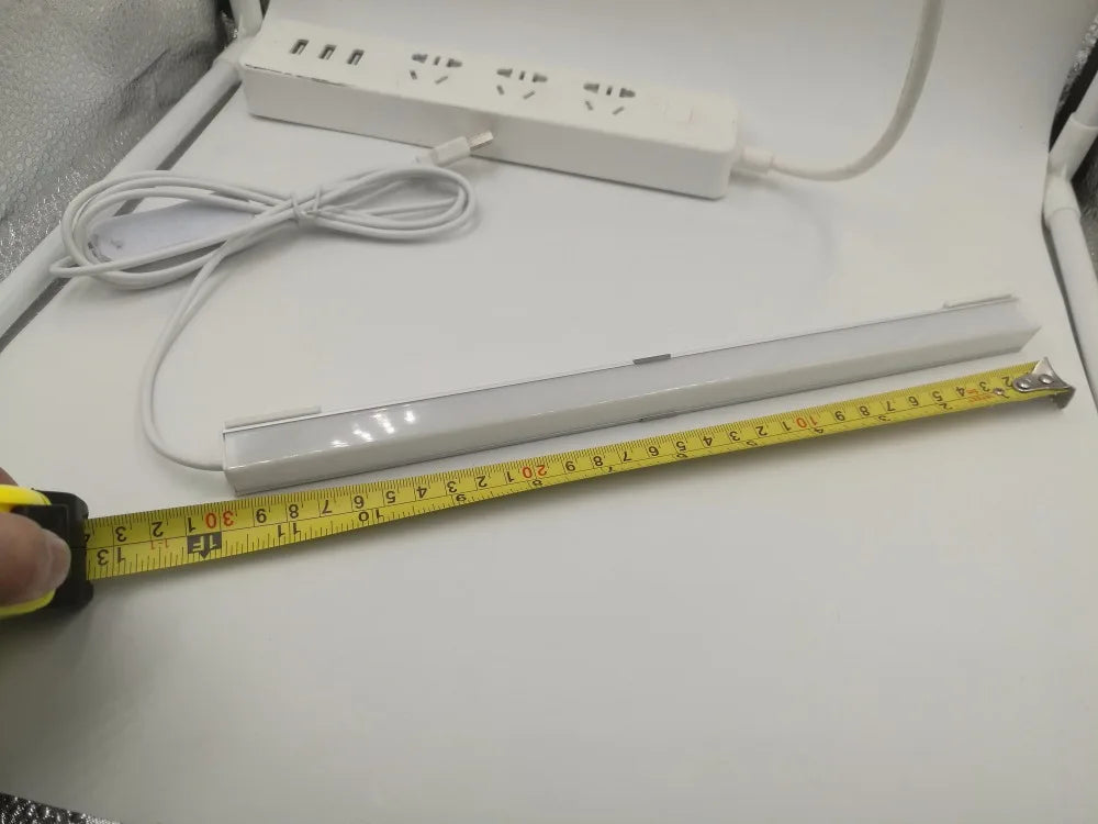 LED Bar Lights USB 2835 LED Hard Strip Tube with U Aluminium Shell Kitchen Aluminum for Under Cabinet Lighting Reading Desk Tabl