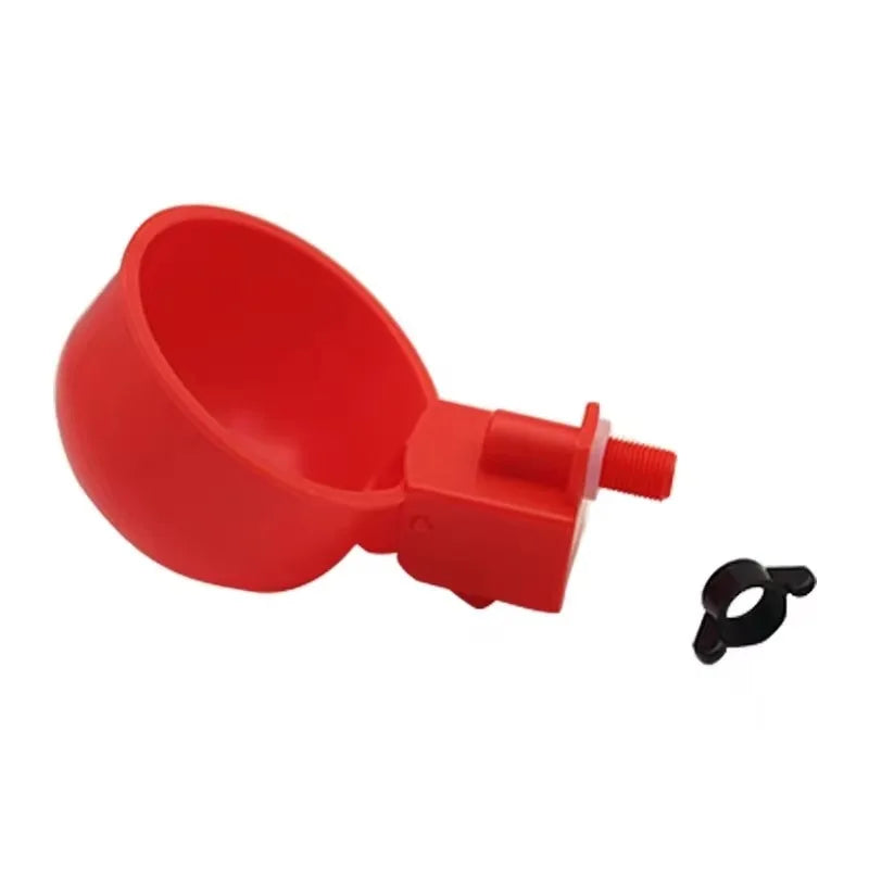 Cuenco para beber pollo, dispensador de agua automático para aves de corral, dispensador de agua automático para palomas, cuenco de alimentación para pollitos pequeños, 2/10 Uds.