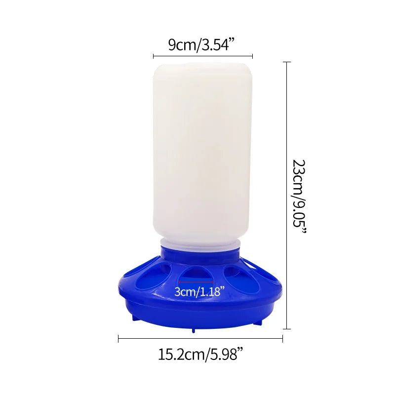 Dispensador Automático de Agua 1L para Gallinas