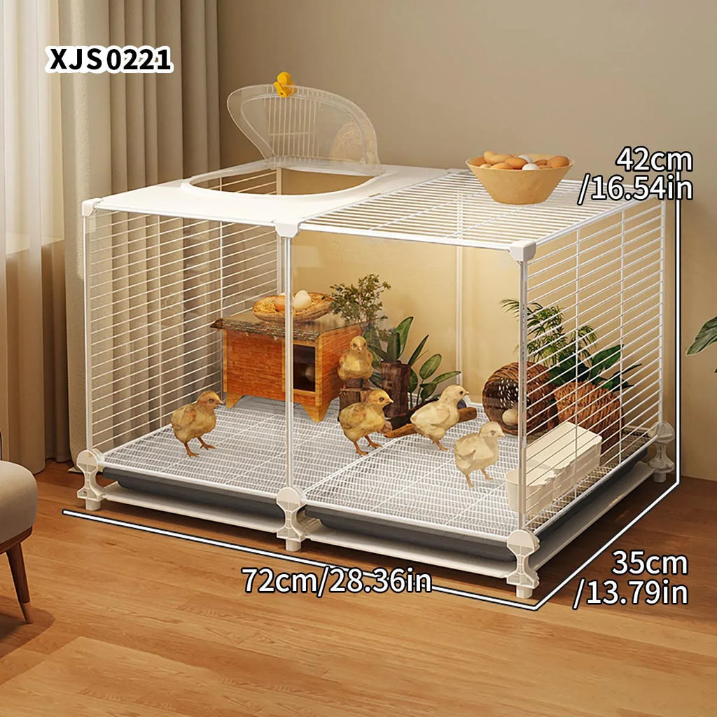 Jaula de Hierro para Codornices con Bandeja