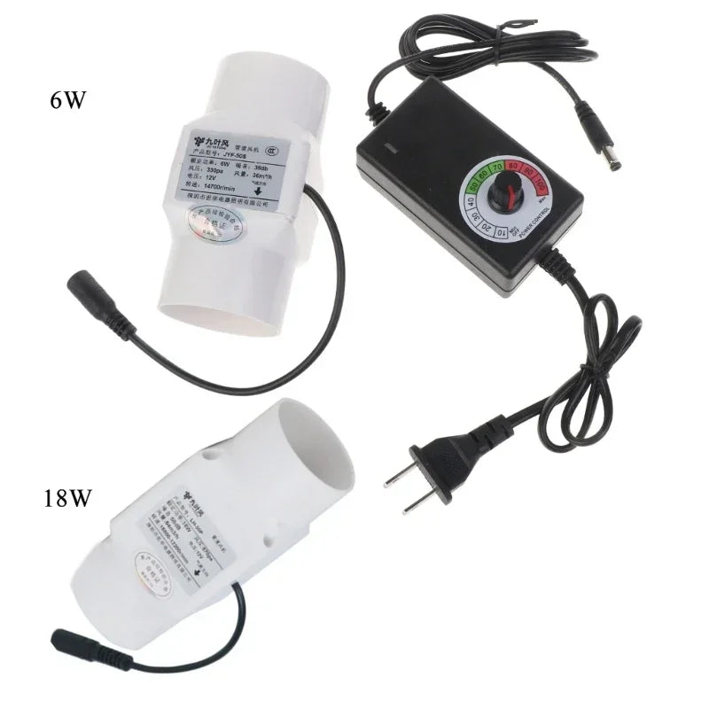 2inch 50mm Pipe Exhaust Fan 110V 220V Duct Extractor Fan Ventilation Exhaust Air Adjustable Fans