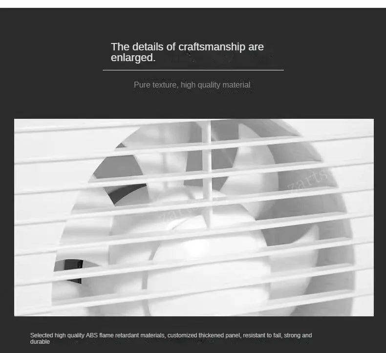 220V 4 inch 6 inch 8inch Hanging Wall White Ventilador Small Ventilator Extractor Exhaust Fans Toilet Bathroom Kitchen Fan