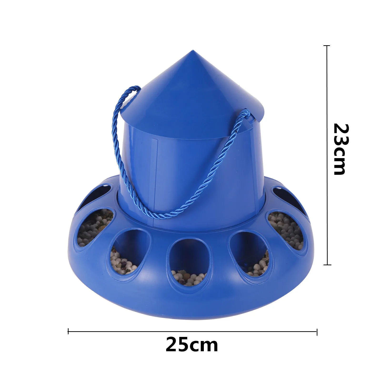 Alimentador Automático de 11 Agujeros para Aves