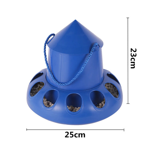 Alimentador Automático de 11 Agujeros para Aves