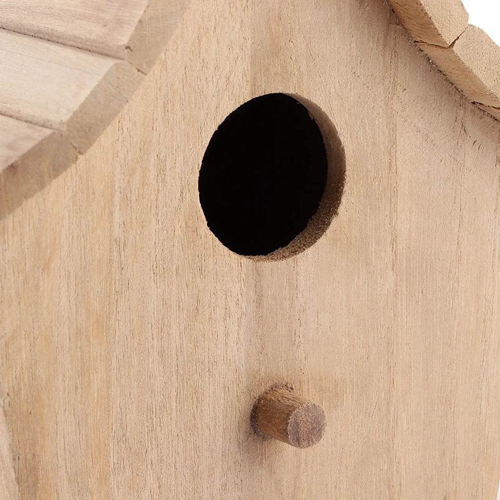 Wood Bird House Breeding Box Sturdy Hanging Bird House Pet Supplies for Parrots Budgerigar Small Birds