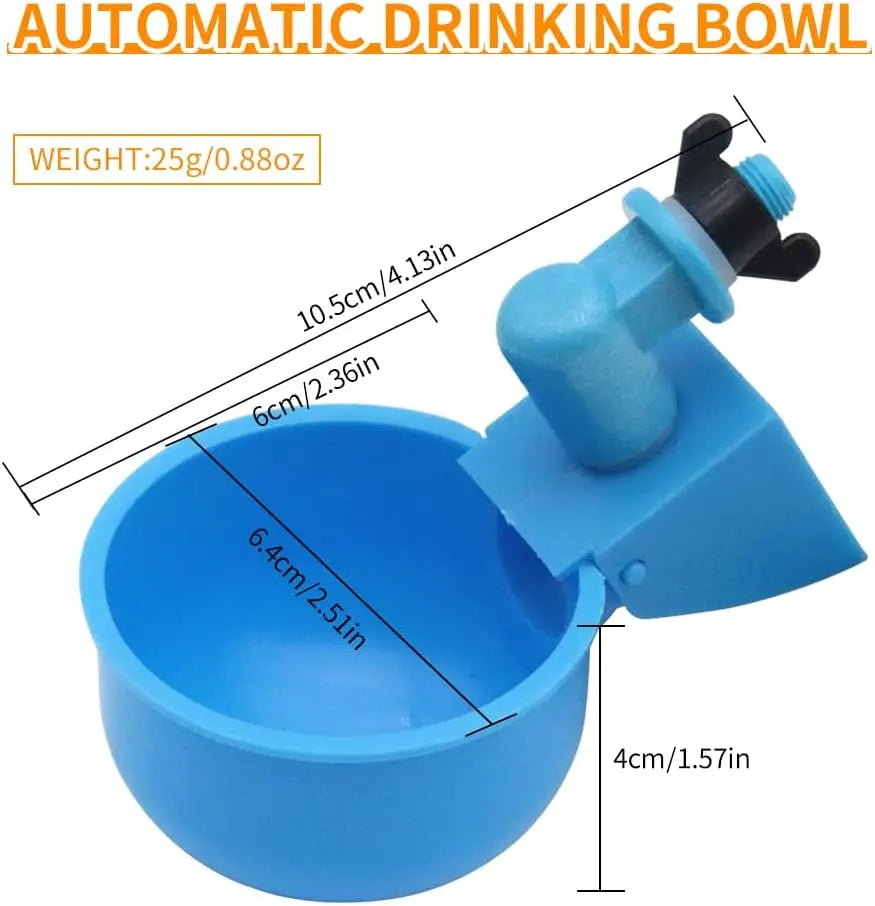 Tazas Automáticas para Aves de Corral 10/20/50 Uds