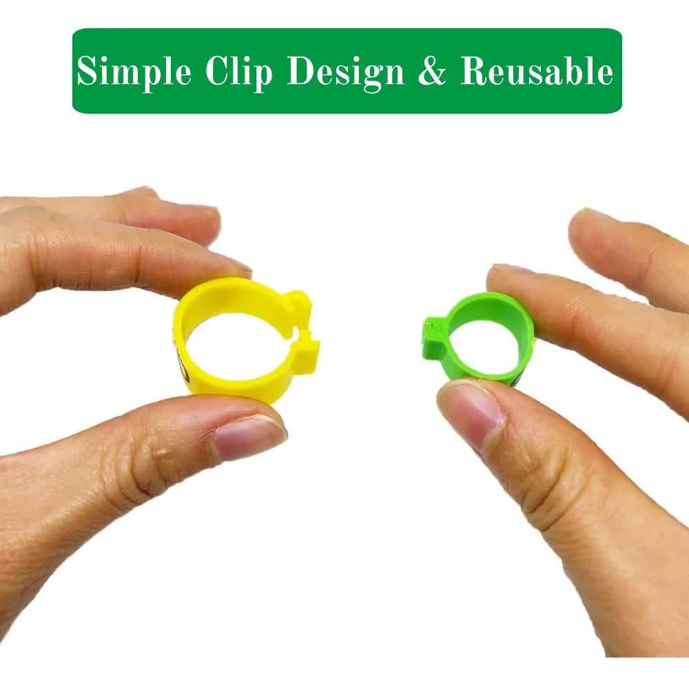 Anillos Numerados para Pies de Pollos y Aves de Corral