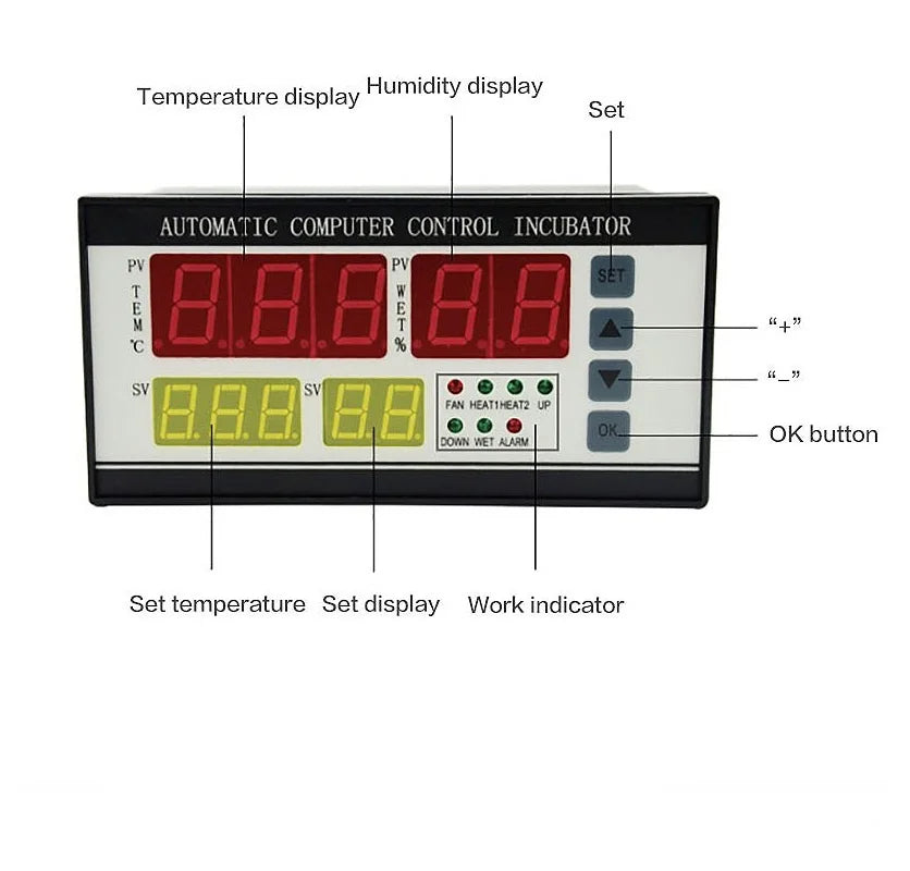 Controlador de Incubadora XM-18