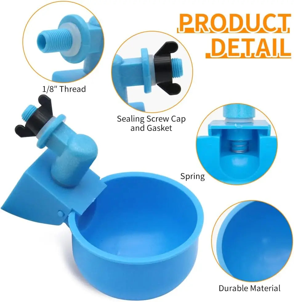 Tazas Automáticas para Aves de Corral 10/20/50 Uds