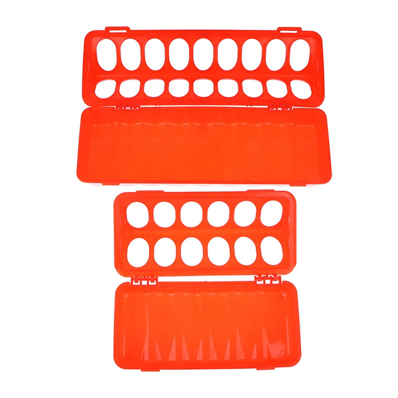 1 Pc Double Row 12/18 Holes Poultry Ground Feeder Plastic Clamshell Feeding Chicken Groove Farm Breeding Supplies