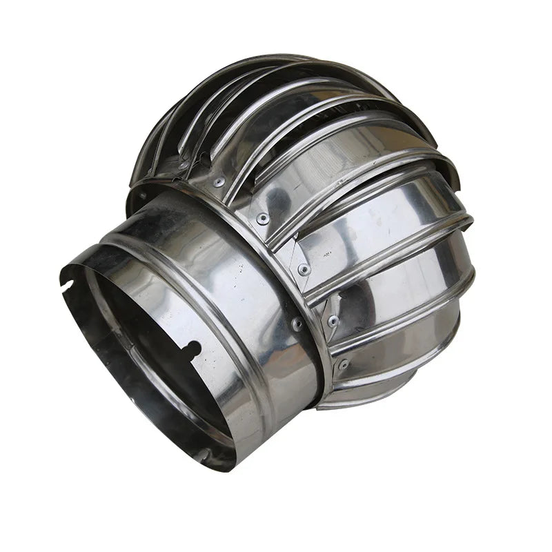 Stainless Steel Roof Ventilator Wind Turbines Air Vent Attic Ventilator 110mm Pipefit Roof Ventilating Fan