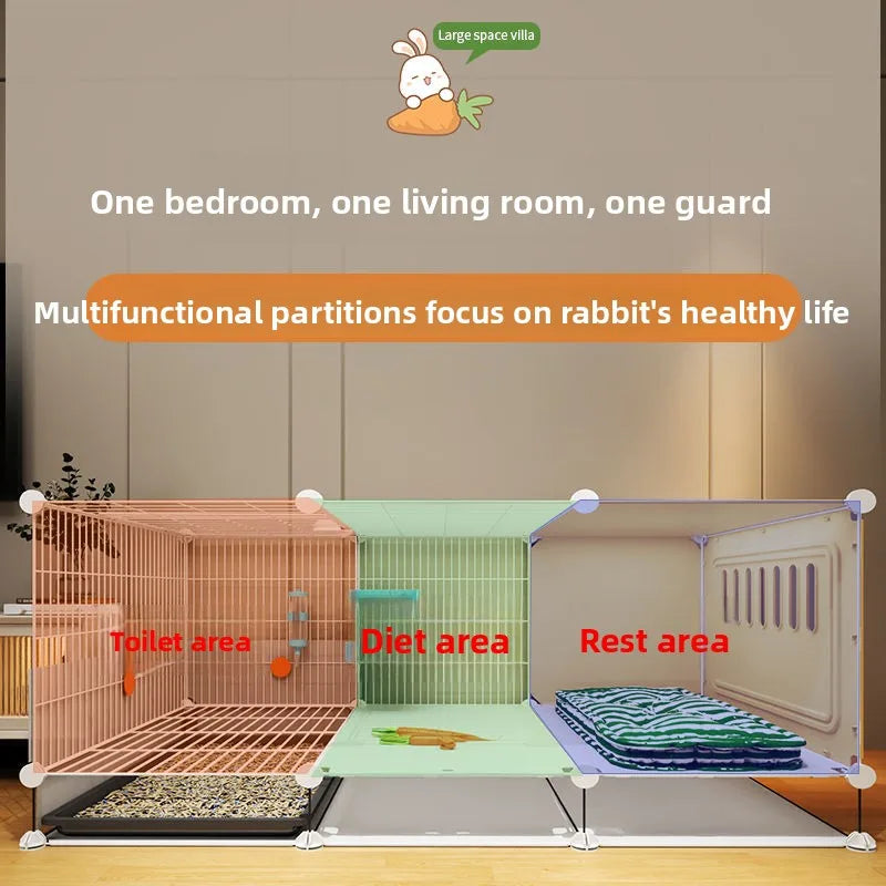 Jaula Villa Grande para Conejos