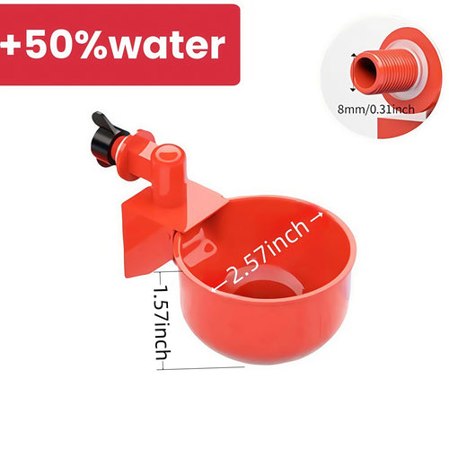 5/10/20 Uds. Cuenco automático para beber aves de corral, bebedero para pollos, tazas, máquina para beber de pato, cuencos colgantes, dispensador de agua