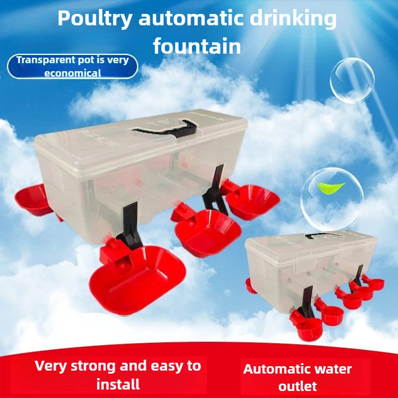 Dispensador Automático de Agua para Aves de Corral