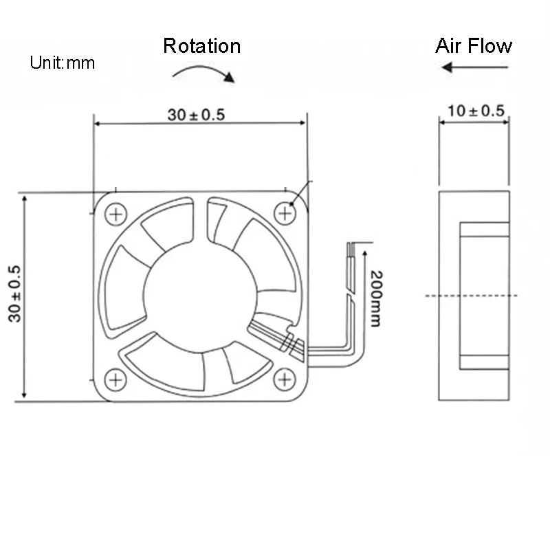Mini Quiet Ventilador 120mm 90mm 80mm 70mm 60mm Fans DC 12v 24v 5v Sleeve Bearing Industrial Cooling Fans Computer Accessories