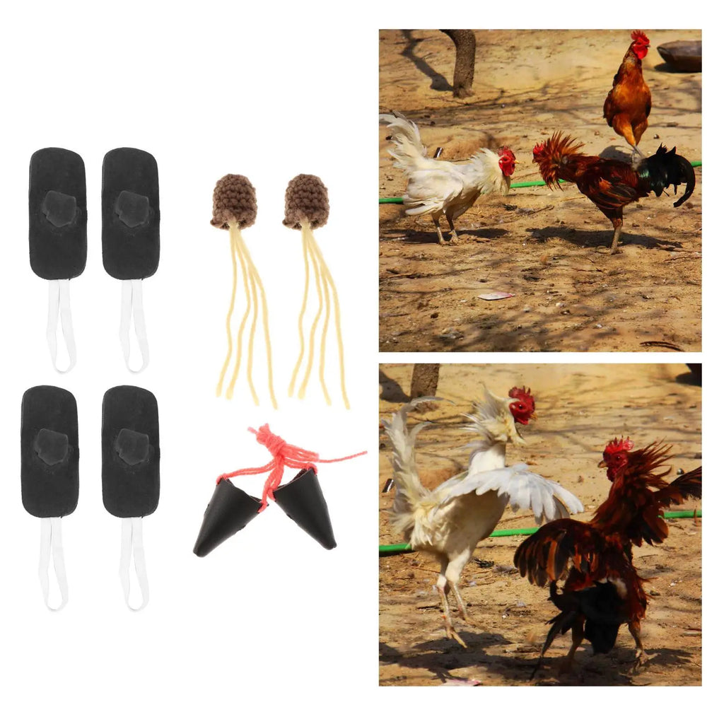 Protectores de Espolón para Gallinas 4 Piezas