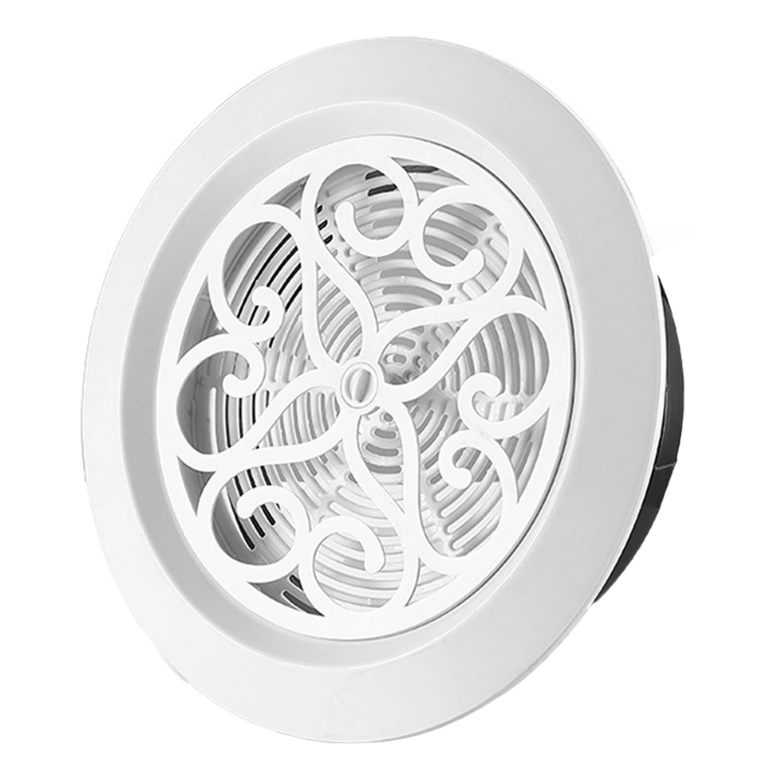 Adjustable Air Ventilation Cover Round Ducting Ceiling Wall Hole Decorative ABS Air Vent Grille Louver Vents Cap For Wall